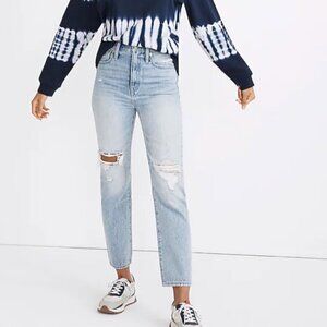 Madewell Perfect Vintage Jean Calabria Wash Ripped Size 26